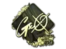 Sticker | gxx- (Gold) | Rio 2022