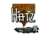 Sticker | hatz (Glitter) | Antwerp 2022