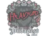 Sticker | Heavygod | Budapest 2025