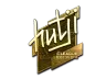 Sticker | hutji (Gold) | Boston 2018