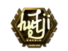 Sticker | hutji (Gold) | London 2018