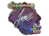 Sticker | Jame (Glitter, Champion) | Rio 2022