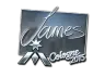 Sticker | James (Foil) | Cologne 2015