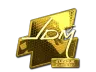 Sticker | jdm64 (Gold) | Atlanta 2017