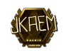 Sticker | jkaem (Gold) | London 2018