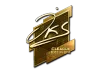 Sticker | jks (Gold) | Boston 2018