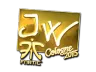 Sticker | JW (Gold) | Cologne 2015