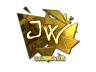 Sticker | JW (Gold) | Cologne 2016