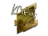 Sticker | k0nfig (Gold) | Boston 2018