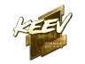 Sticker | keev (Gold) | Boston 2018