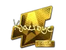 Sticker | Kjaerbye (Gold) | Atlanta 2017