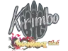 Sticker | Krimbo (Glitter) | Shanghai 2024
