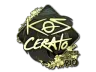 Sticker | KSCERATO (Gold) | Rio 2022