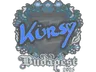 Sticker | Kursy | Budapest 2025