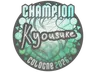 Sticker | kyousuke (Champion) | Cologne 2026