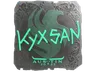 Sticker | kyxsan (Foil) | Austin 2025