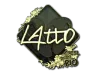 Sticker | latto (Gold) | Rio 2022