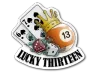 Sticker | Lucky 13