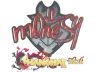 Sticker | m0NESY (Glitter) | Shanghai 2024