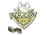 Sticker | m0NESY (Gold) | Paris 2023