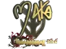 Sticker | Maka (Gold) | Shanghai 2024