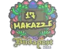 Sticker | makazze (Embroidered) | Budapest 2025