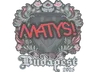 Sticker | MATYS | Budapest 2025