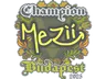 Sticker | mezii (Champion) | Budapest 2025