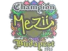 Sticker | mezii (Embroidered, Champion) | Budapest 2025