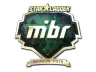 Sticker | MIBR (Gold) | Berlin 2019