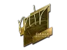 Sticker | mir (Gold) | Boston 2018