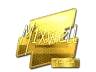 Sticker | mixwell (Gold) | Atlanta 2017