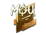 Sticker | mou (Gold) | Boston 2018