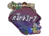 Sticker | n0rb3r7 (Glitter, Champion) | Rio 2022