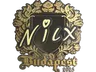 Sticker | nicx (Gold) | Budapest 2025