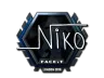 Sticker | NiKo (Foil) | London 2018