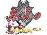 Sticker | NiKo (Glitter) | Shanghai 2024