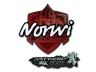 Sticker | Norwi (Glitter) | Antwerp 2022