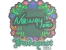 Sticker | noway (Embroidered) | Budapest 2025