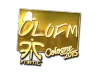 Sticker | olofmeister (Gold) | Cologne 2015