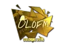 Sticker | olofmeister (Gold) | Cologne 2016