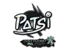 Sticker | Patsi (Glitter) | Antwerp 2022