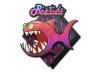 Sticker | Pink Jaggyfish