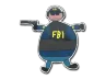 Sticker | Poorly Drawn FBI