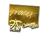 Sticker | pronax (Gold) | Cologne 2015