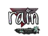 Sticker | rain (Glitter) | Antwerp 2022