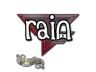 Sticker | rain (Glitter) | Paris 2023