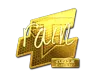 Sticker | rain (Gold) | Atlanta 2017
