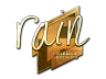 Sticker | rain (Gold) | Boston 2018
