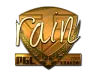 Sticker | rain (Gold) | Krakow 2017